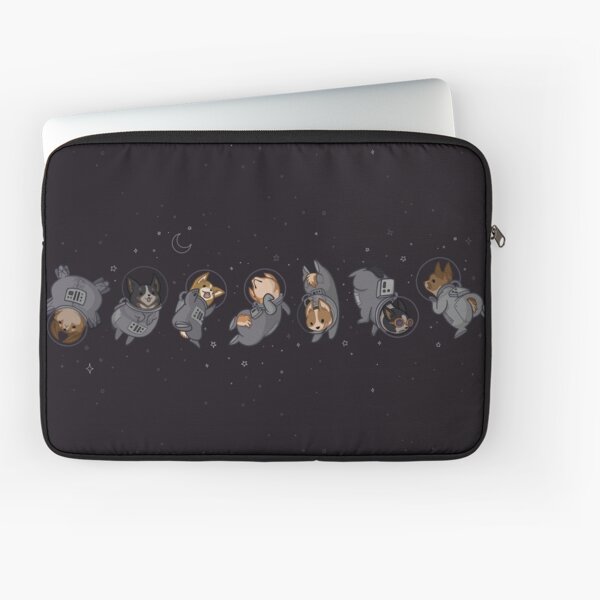Astronaut Corgis on Parade Laptop Sleeve