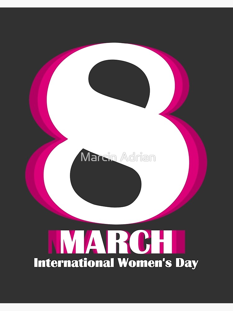 International Happy Women's Day Logo Design, 8 march happy women's