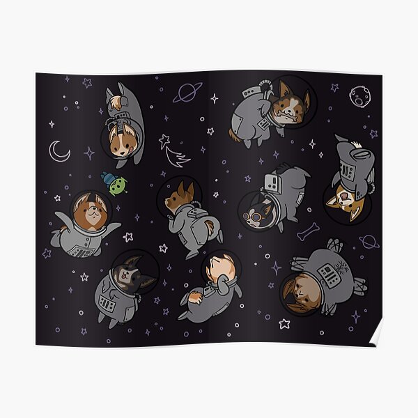 Corgis In Space! Poster