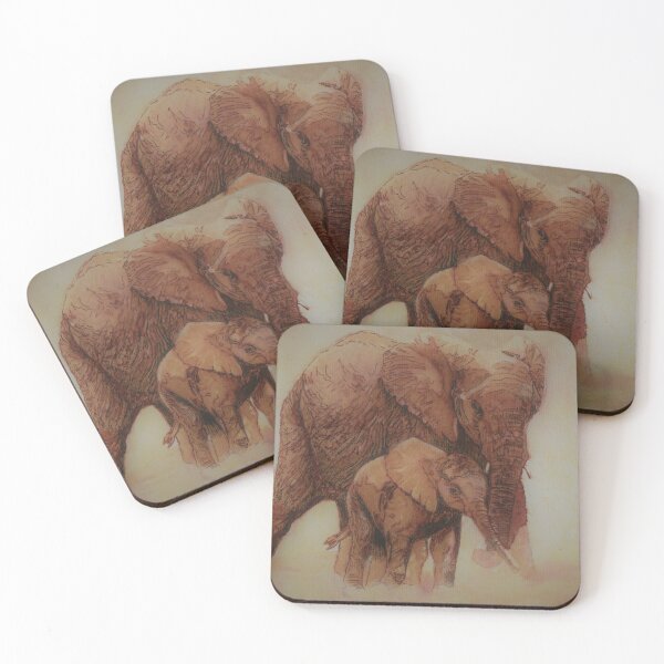 Item preview, Elephants in the mist designed and sold by angipangi7.