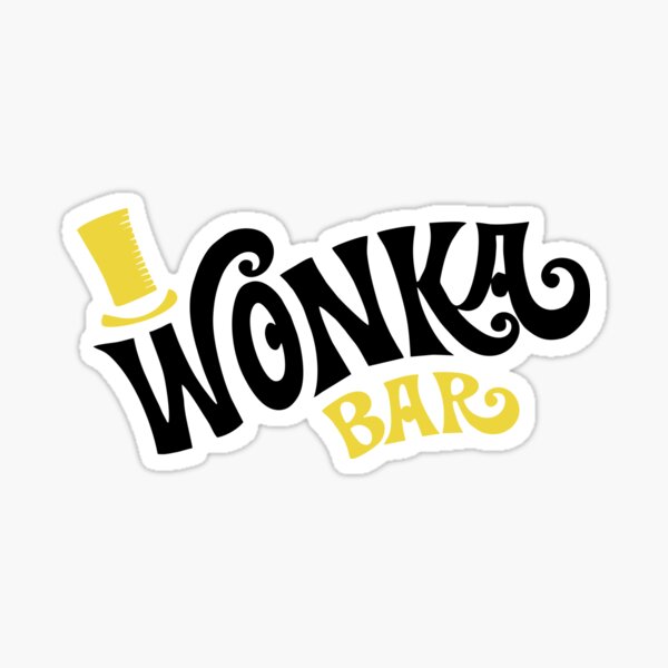 Wonka Bar Stickers Redbubble