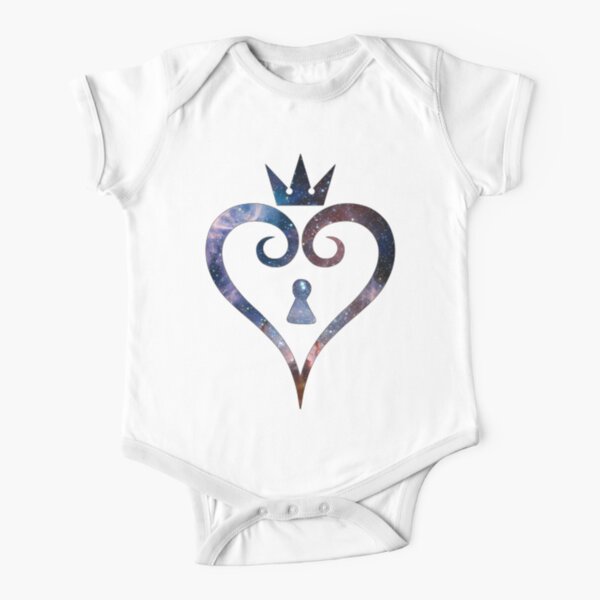 Kingdom Hearts Galaxy Short Sleeve Baby One-Piece
