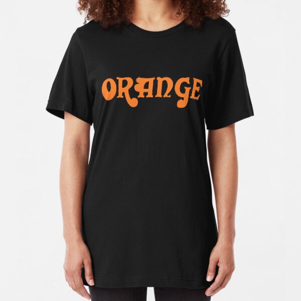 Orange Amplifier Slim Fit T-Shirt