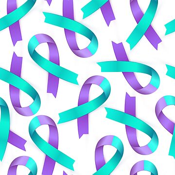 Violet Cancer Ribbon, Awareness Ribbons (No Personalization) - 10 Pack