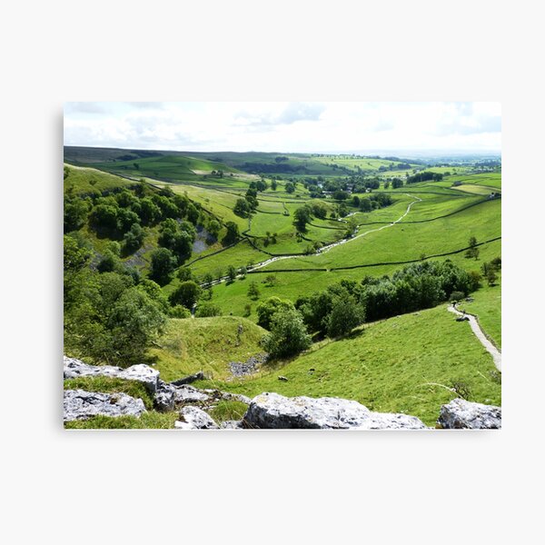 View From The Top Of Malham Cove #2 Canvas Print