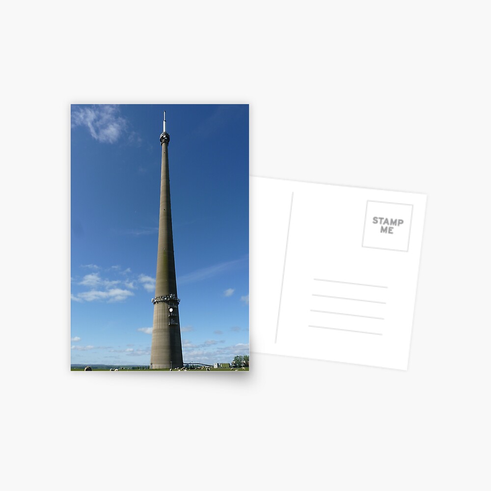 Emley Moor Transmitting Station Postcard