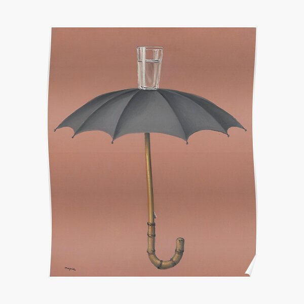 Rene Magritte Hegels Holiday, 1958 Artwork, Tshirts, Posters, Prints, Bags, Men, Women, Youth Poster