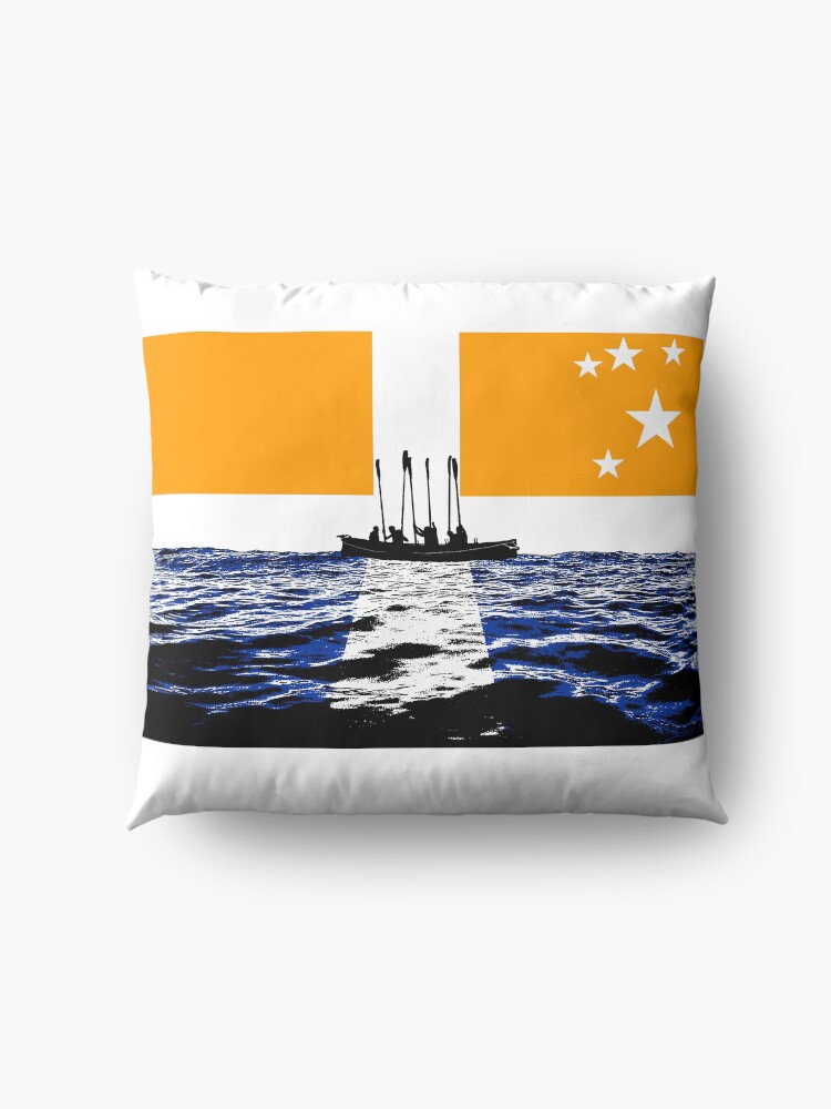 Alternate view of Oars up Scillies! Floor Pillow