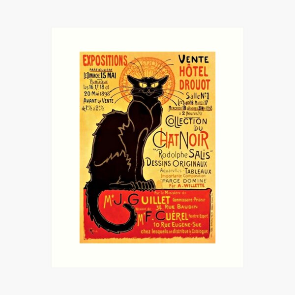 Chat Noir Paris Gifts Merchandise For Sale Redbubble