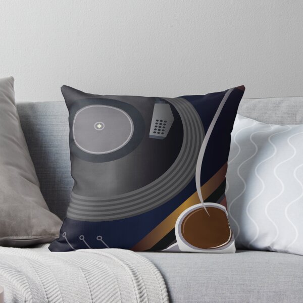 Item preview, Vinyl Jazz and Coffee Vintage Art Deco Style Design designed and sold by SchoomDesigns.