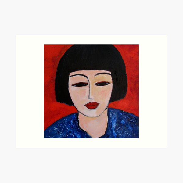 Asian girl Art Print