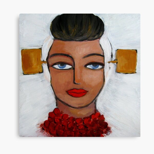 Zeelandic girl Canvas Print