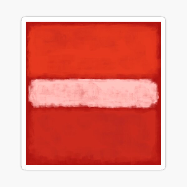 Rothko inspiró # 14 Pegatina