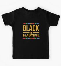 Schwarz ist schön Kinder T-Shirt
