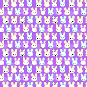 Artwork thumbnail, Easter Rabbit Pattern by artworkbyrihen