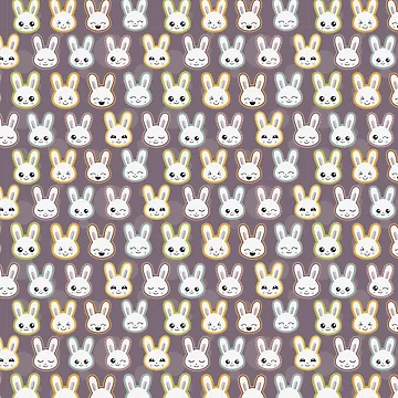 Artwork thumbnail, Easter Rabbit Pattern by artworkbyrihen