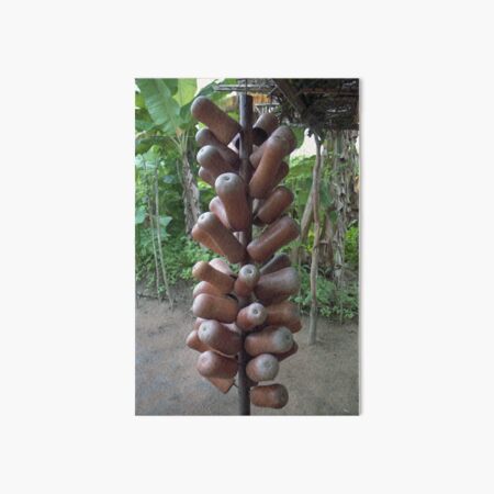Palm Wine Cups Series Art Board Print
