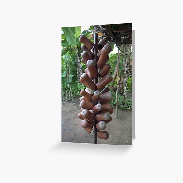 Palm Wine Cups Series Greeting Card