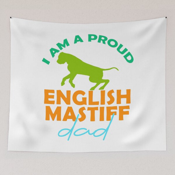 Item preview, English mastiff mastiff father dad dog breed designed and sold by NixBob.
