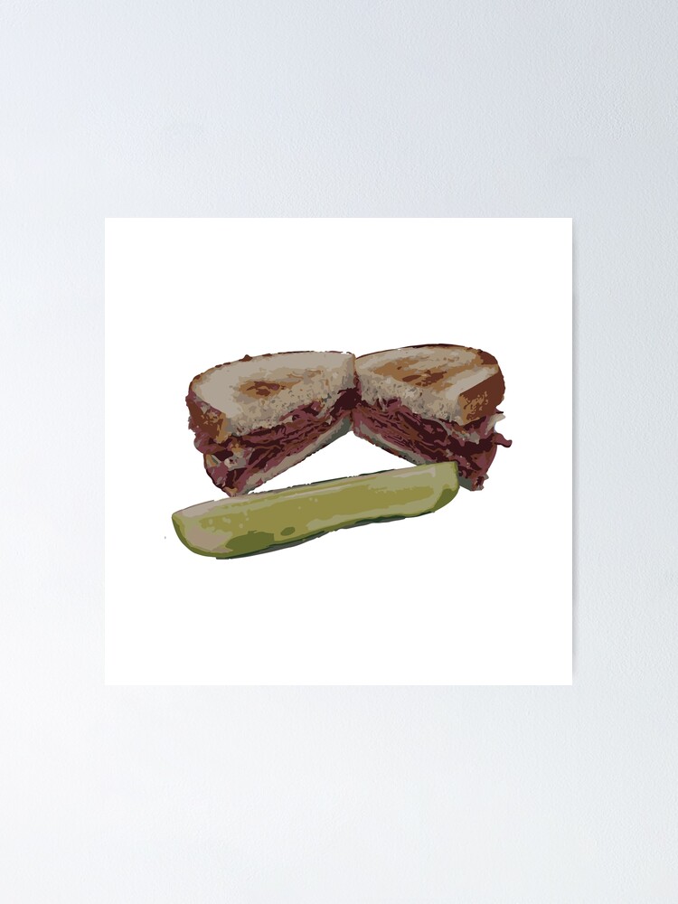 "Newsies Pastrami on Rye with a Sour Pickle" Poster by broadway