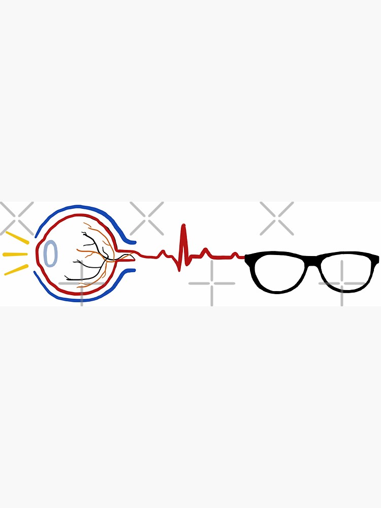 "Eye Love Optometry " Sticker for Sale by artometry Redbubble