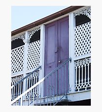 The lilac door Photographic Print