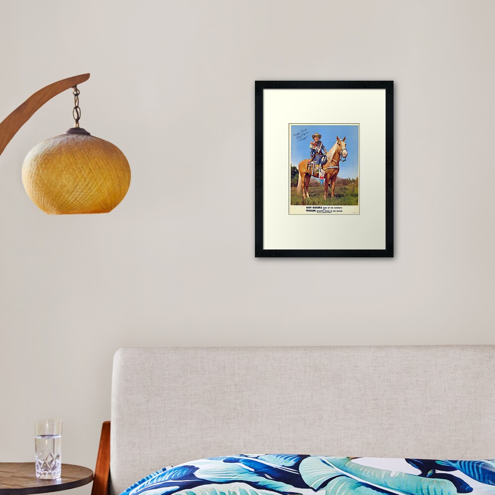Roy Rogers Framed Art Print