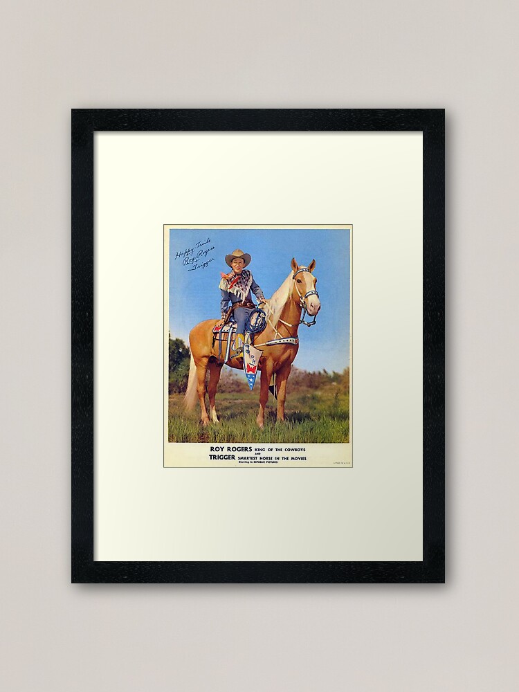 Alternate view of Roy Rogers Framed Art Print