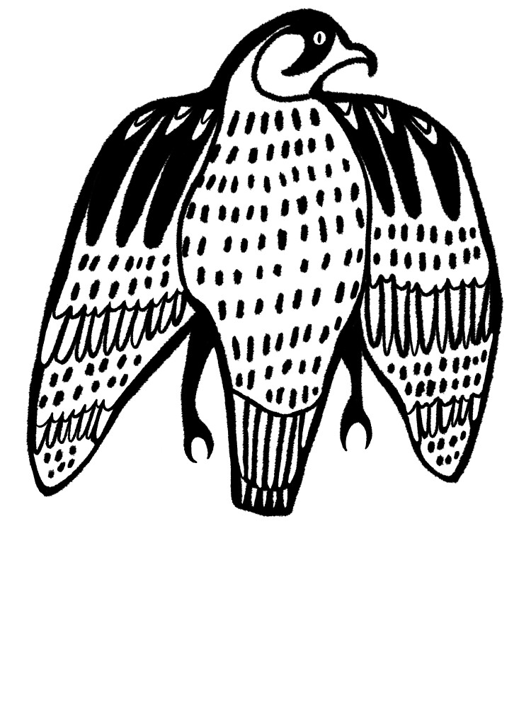 Peregrine Falcon In Black And White Baby One Piece By Shoshannahscrib Redbubble