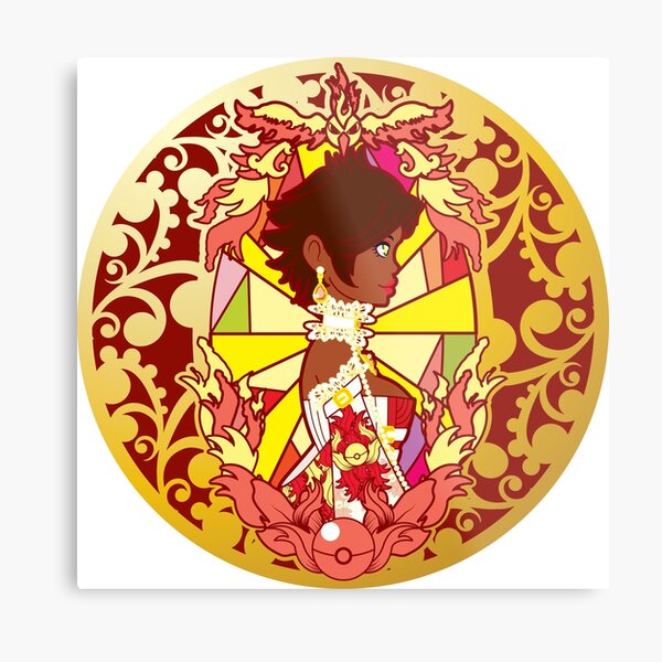 Rococomon - Team Valor Metal Print