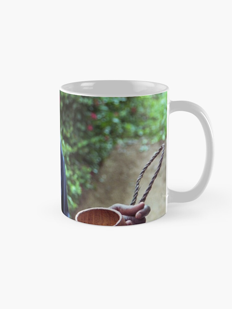 Thumbnail 5 of 6, Coffee Mug, Drinking from palmwine gourd --H designed and sold by Muyiwa.