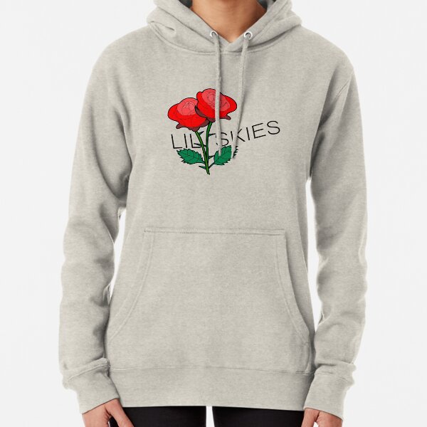 lil skies red roses hoodie