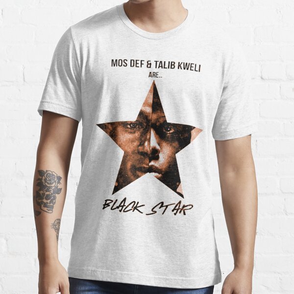 hush black star t shirt