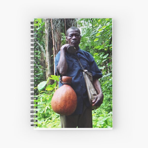 Palm-Wine Tapper Portrait Spiral Notebook