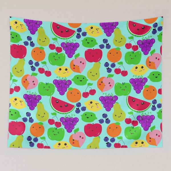 Item preview, KAWAII Fruit Cartoons designed and sold by MMPlastic.