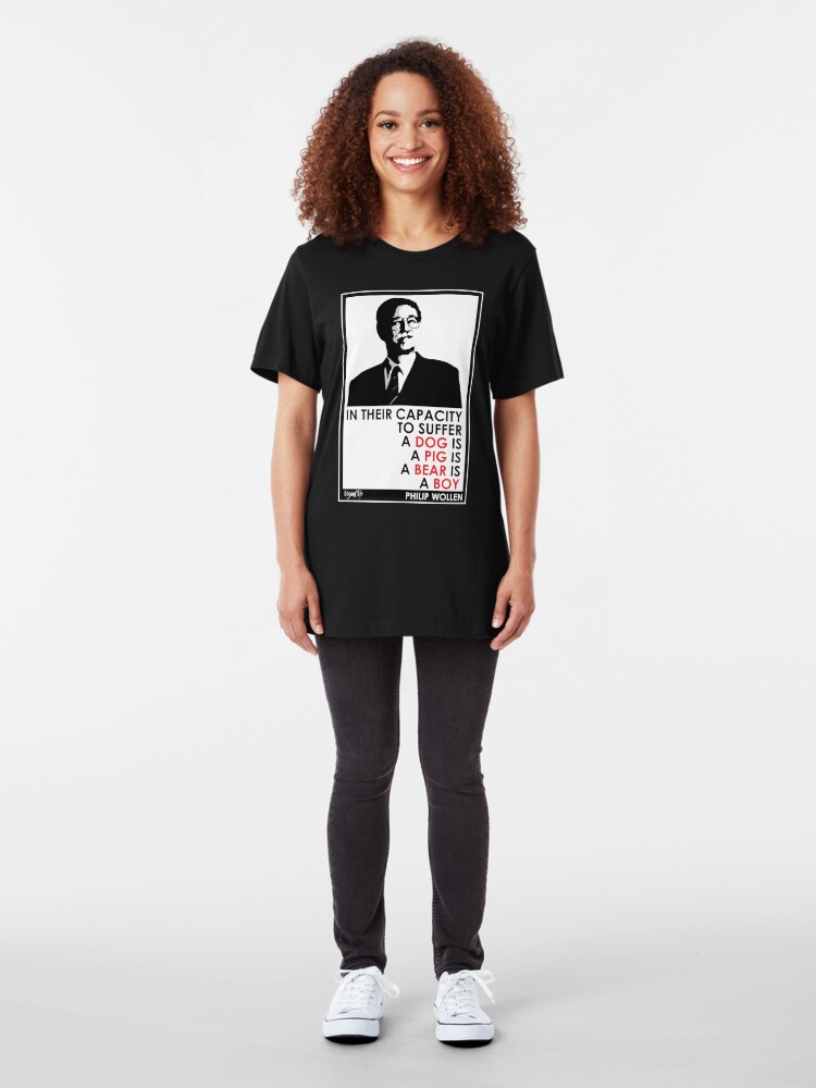 Alternate view of VeganChic ~ Philip Wollen Inspire Slim Fit T-Shirt