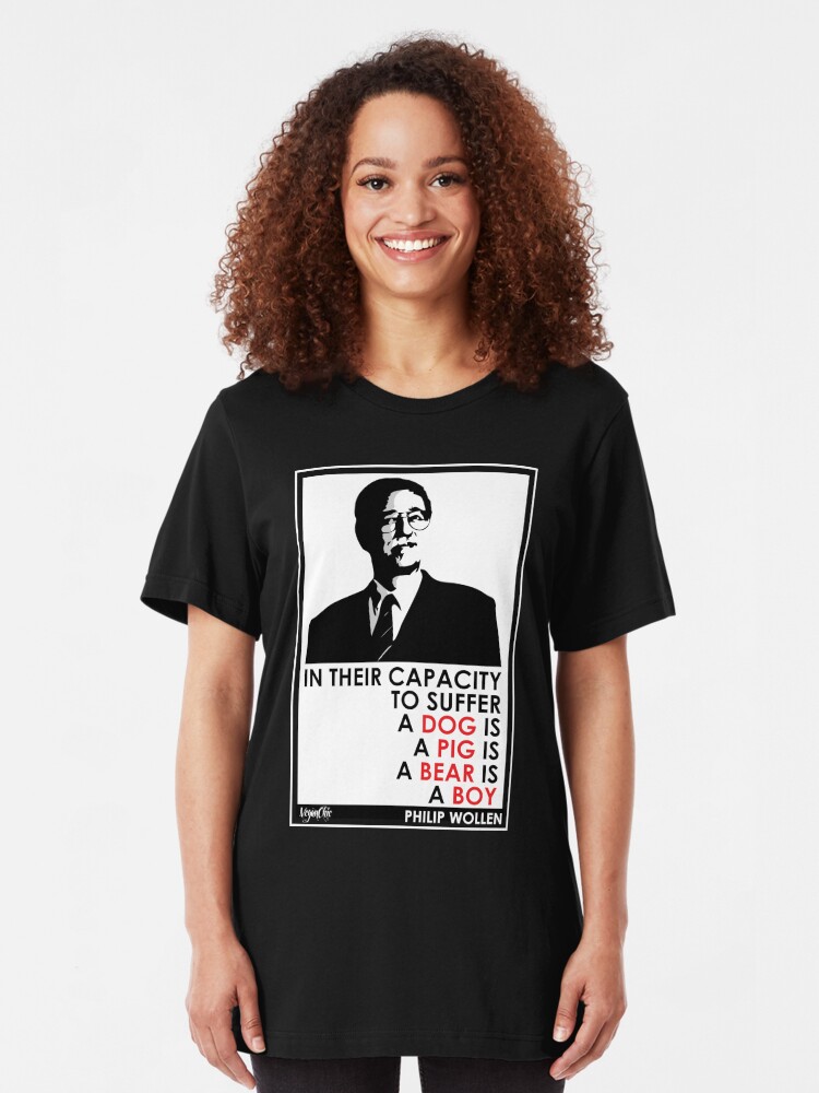 Alternate view of VeganChic ~ Philip Wollen Inspire Slim Fit T-Shirt