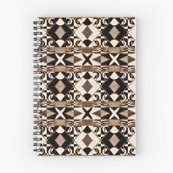Item preview, Geometric Tribal Style Pattern in Brown Colors designed and sold by DFLC Prints.