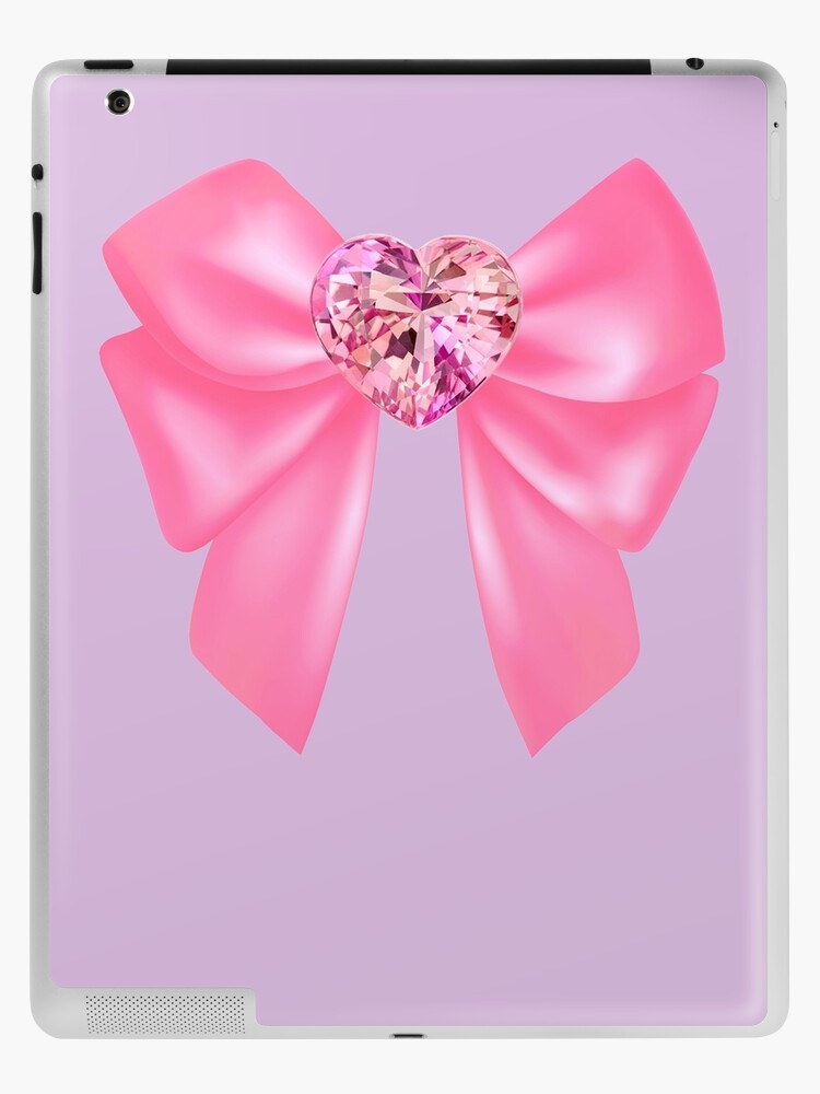 Pink bow ribbon coquette | iPad Case & Skin