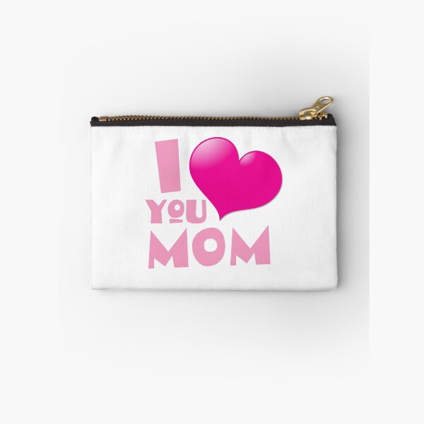 Item preview, I love you mom! with cute heart for Mother's day designed and sold by jazzydevil.