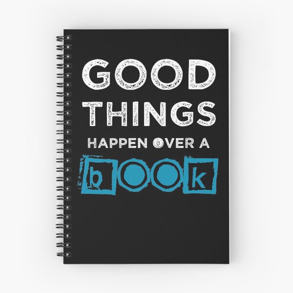 Item preview, Good things happen over a book | bookrebels | reading | reader | gift | book lover designed and sold by Bookrebels.