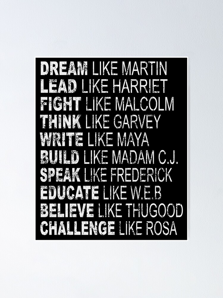 "Dream Like Martin motivations quotes " Poster for Sale by SamDesigner