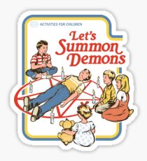 Pegatina Pegamos a los demonios pegatina