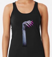 turn off the light Racerback Tank Top