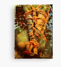 sitting Canvas Print