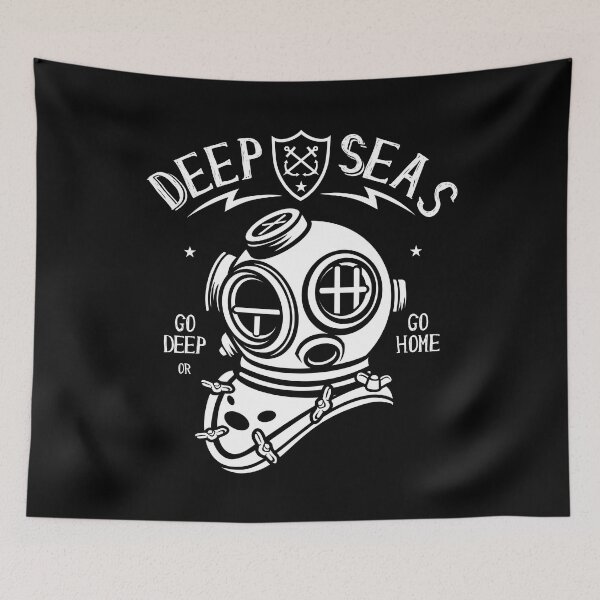 Item preview, Deep sea diver diving adventure designed and sold by emphatic.