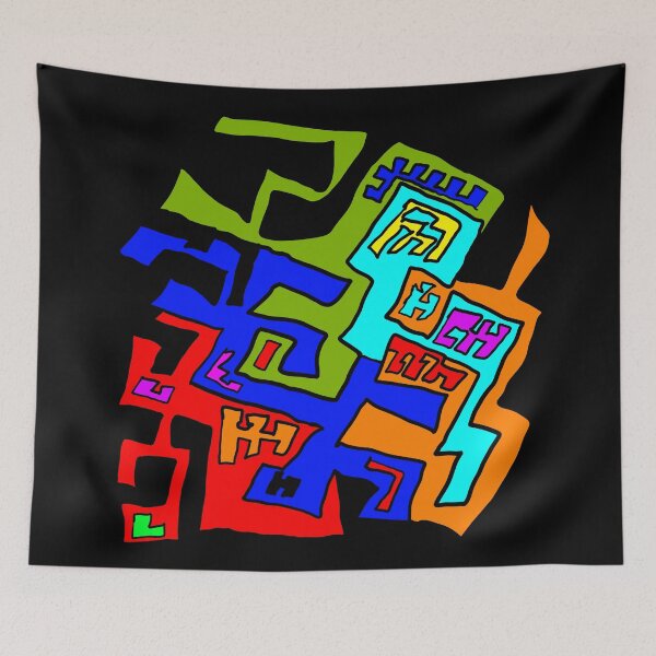 Item preview, Pattern Abstract Labyrinth Colorful Gift designed and sold by Mr-Peh.