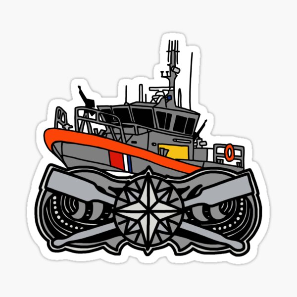 Item preview, Coast Guard 45 RB-M Coxswain  designed and sold by AlwaysReadyCltv.