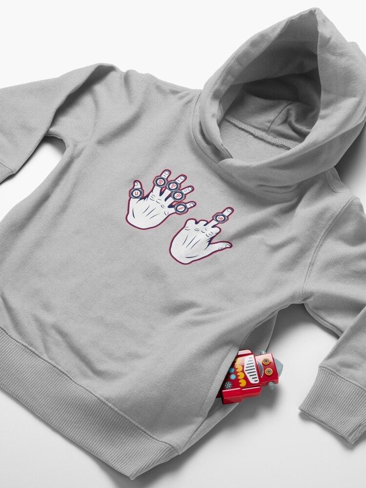 Alternate view of Six Rings Toddler Pullover Hoodie