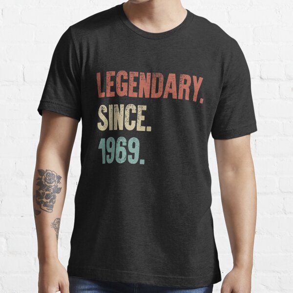 Retro Vintage 50th Birthday Legendary Since 1969 Essential T-Shirt